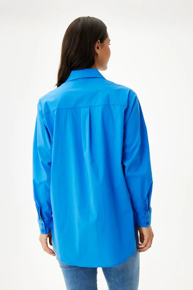 TARA SHIRT 16415 502 Royal Blue 502 Women IN FRONT SALE
