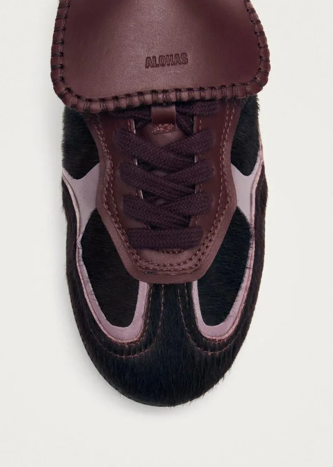 Tb490 Club Soft Burgundy Leather Sneakers WomenMen ALOHAS Sneakers