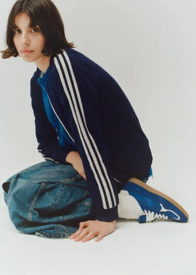 Tb490 Rife Sheen Blue Leather Sneakers WomenMen ALOHAS Sneakers