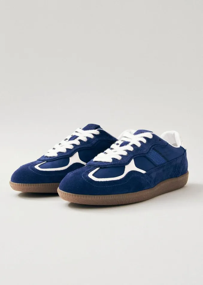 Tb490 Rife Sheen Blue Leather Sneakers WomenMen ALOHAS Sneakers