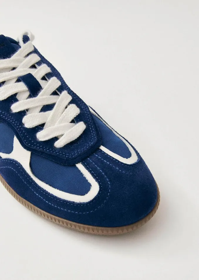 Tb490 Rife Sheen Blue Leather Sneakers WomenMen ALOHAS Sneakers