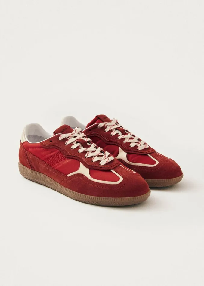 Tb490 Rife Sheen Red Leather Sneakers WomenMen ALOHAS Sneakers