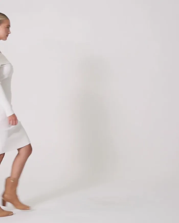 The Way You Move Knit Dress 8211 Cream Women Dresses Belle and Bloom