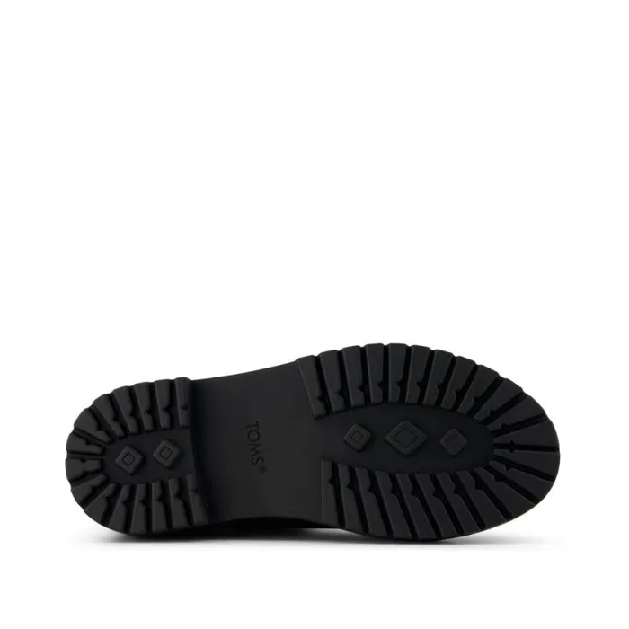 Toms Boots and Booties Bennet Kids Boot Black Nubuck Pu 8211 Kids