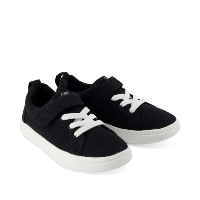 Toms Dress Casual Cruz LaceUp Kids Sneaker Black Heritage Canvas 8211 Kids Toms Dress Casual Cruz LaceUp Kids Sneaker Black Heritage Canvas 8211 Kids