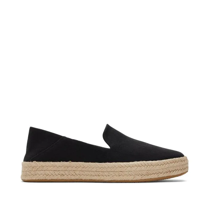 Toms Espadrilles Carolina Espadrille Twill Black 8211 Women