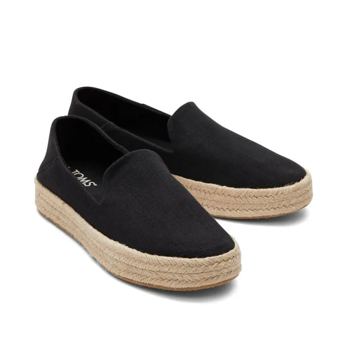 Toms Espadrilles Carolina Espadrille Twill Black 8211 Women Toms Espadrilles Carolina Espadrille Twill Black 8211 Women