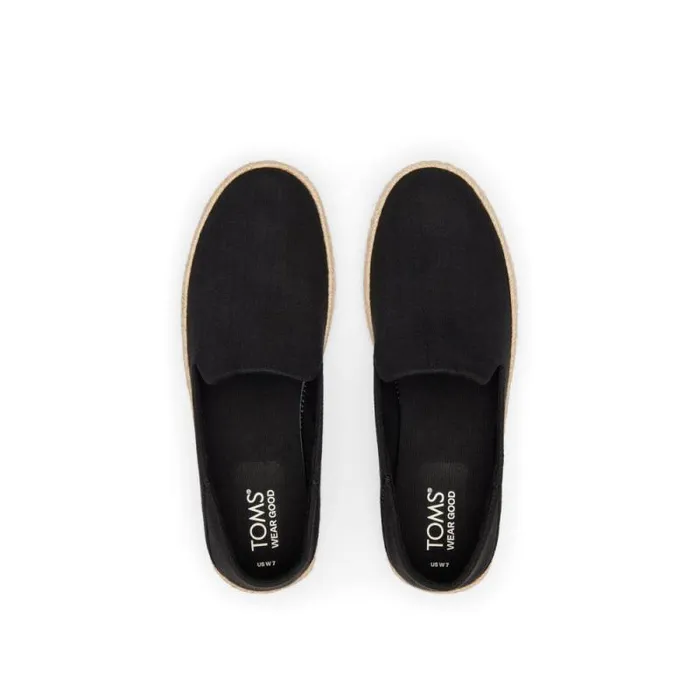 Toms Espadrilles Carolina Espadrille Twill Black 8211 Women Toms Espadrilles Carolina Espadrille Twill Black 8211 Women