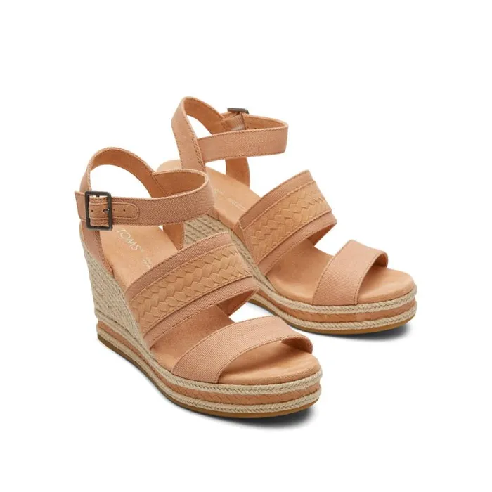 Toms Espadrilles Madelyn Braided Wedge Sandal Sandy Beige 8211 Women Toms Espadrilles Madelyn Braided Wedge Sandal Sandy Beige 8211 Women
