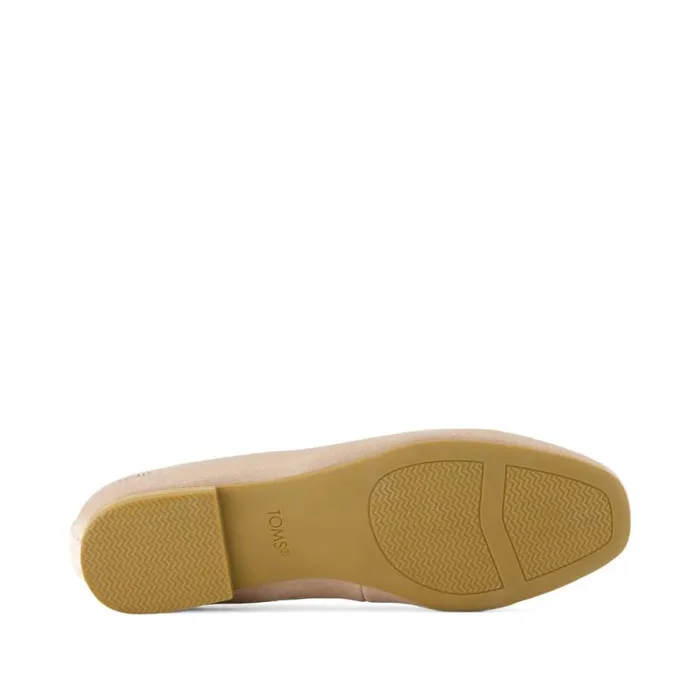 Toms Flats and Loafers Briella Flat Pale Rose Metallic Suede 8211 Women Toms Flats and Loafers Briella Flat Pale Rose Metallic Suede 8211 Women
