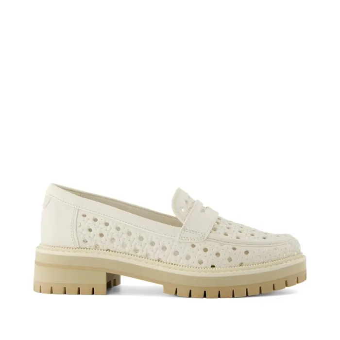 Toms Flats and Loafers Cara Loafer Light Sand Leather Embossed Perforated 8211 Women Toms Flats and Loafers Cara Loafer Light Sand Leather Embossed Perforated 8211 Women