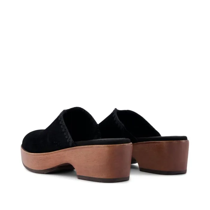 Toms Heels and Wedges Addison Clog Heel Deco Black 8211 Women Toms Heels and Wedges Addison Clog Heel Deco Black 8211 Women