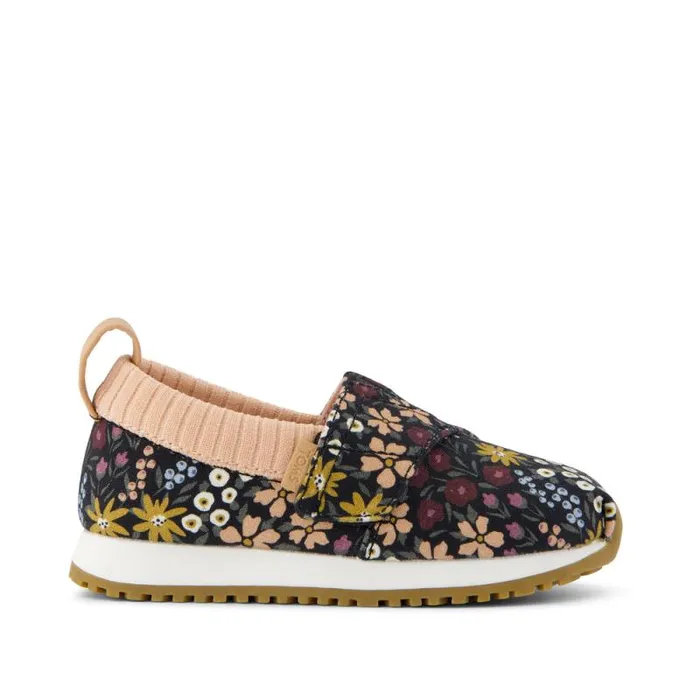 Toms Sneakers Resident Toddler Sneaker Black Wildflowers 8211 Kids