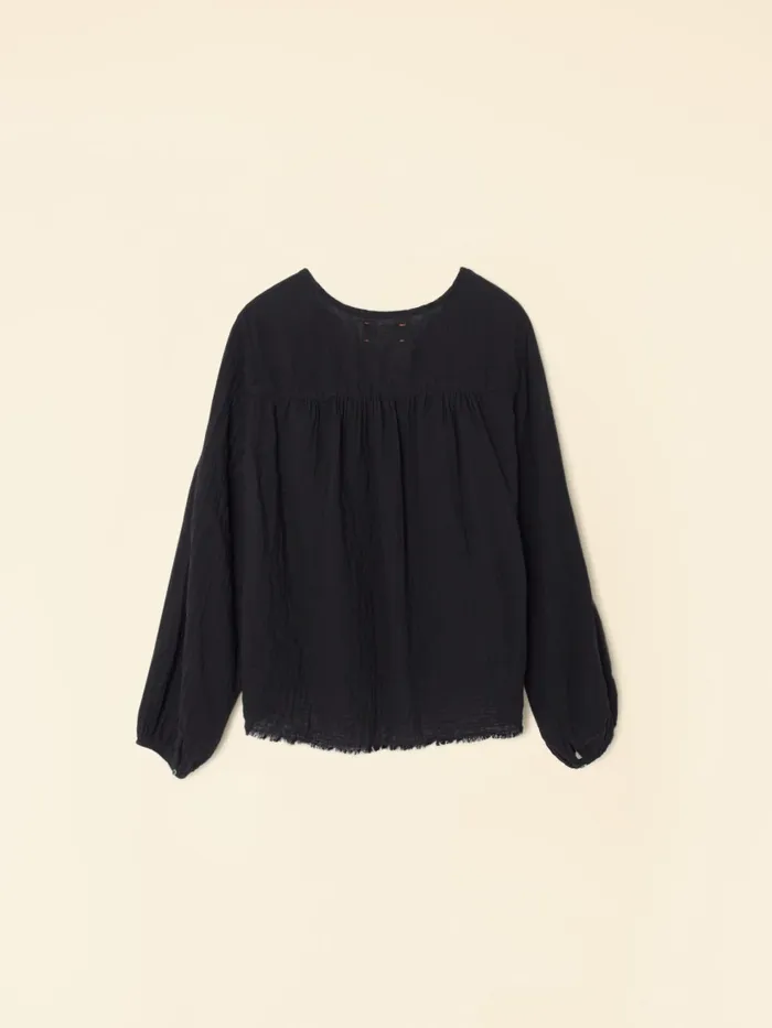 Tops Black Hortense Top XRENA Women Tops Black Hortense Top XRENA Women