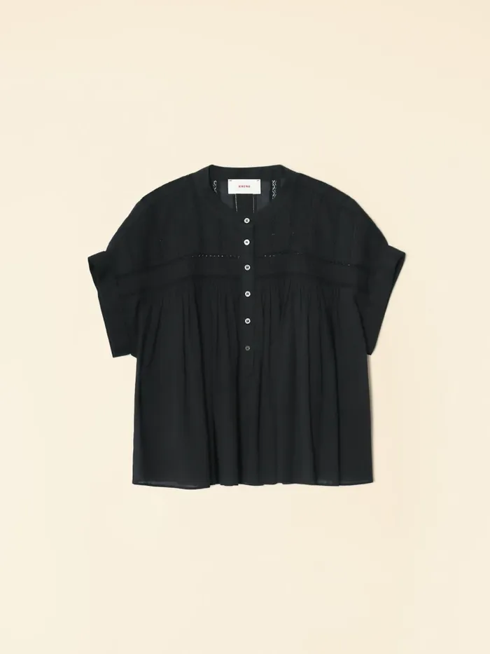 Tops Black Louelle Top 8211 XRENA Women Tops Black Louelle Top 8211 XRENA Women