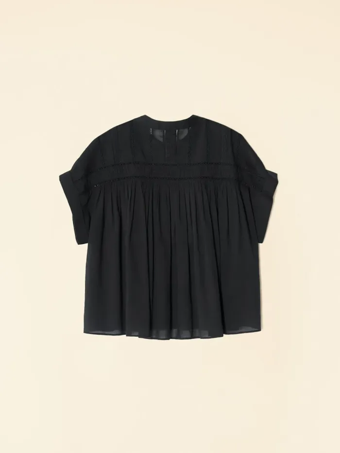 Tops Black Louelle Top 8211 XRENA Women Tops Black Louelle Top 8211 XRENA Women