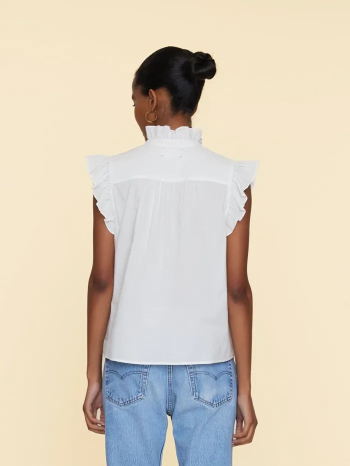 Tops White Brenna Top XRENA Women Tops White Brenna Top XRENA Women