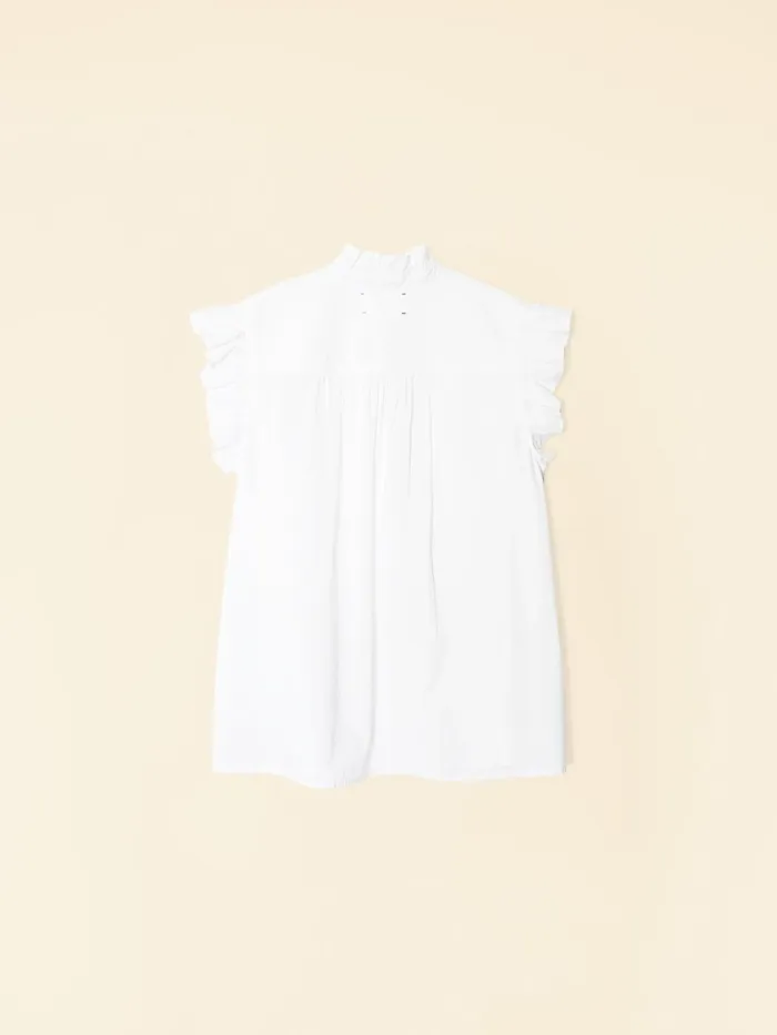 Tops White Brenna Top XRENA Women Tops White Brenna Top XRENA Women