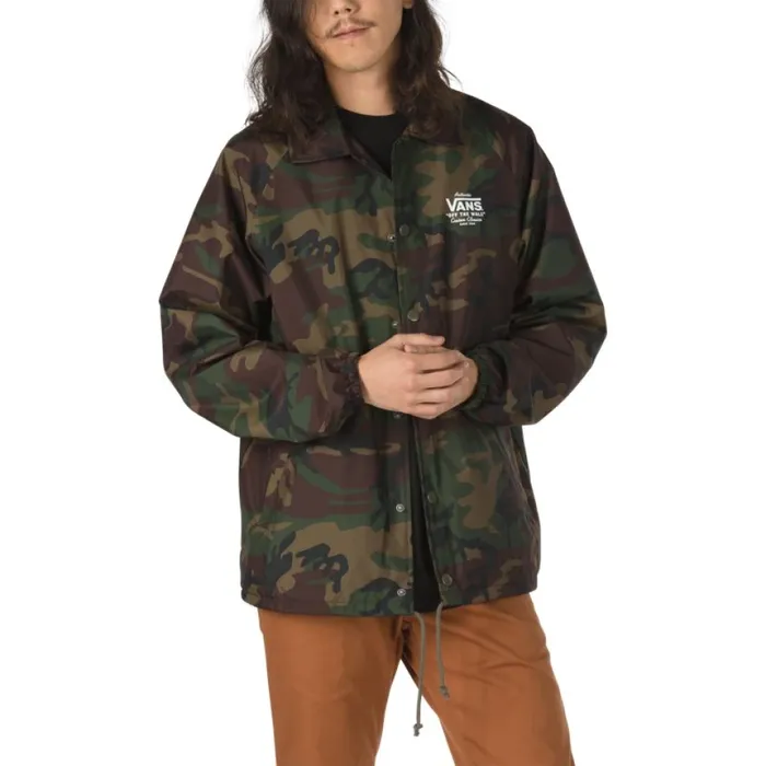 Torrey Coaches Jacket Camo Hoodies and Jackets Vans Men