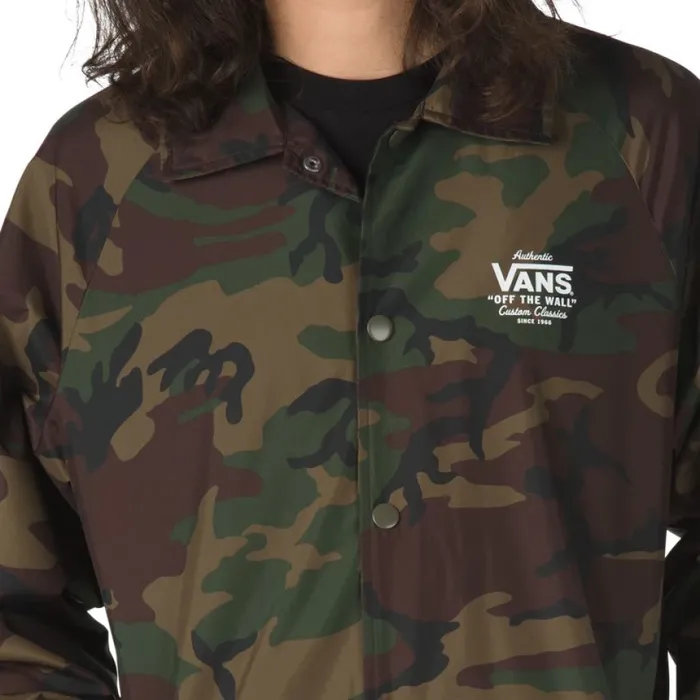 Torrey Coaches Jacket Camo Hoodies and Jackets Vans Men