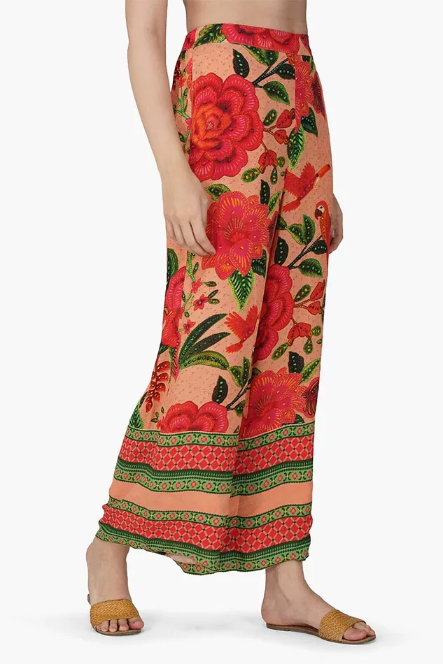 Tropical Bloom Straight Pants Tropical Bloom Straight Pants