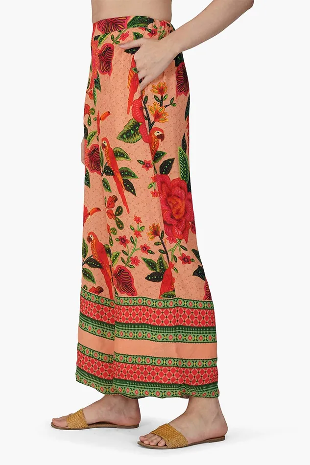 Tropical Bloom Straight Pants Tropical Bloom Straight Pants