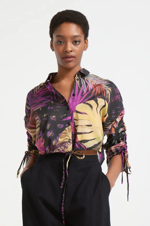 Tropical Blouse Women Desigual Tops and Shirts