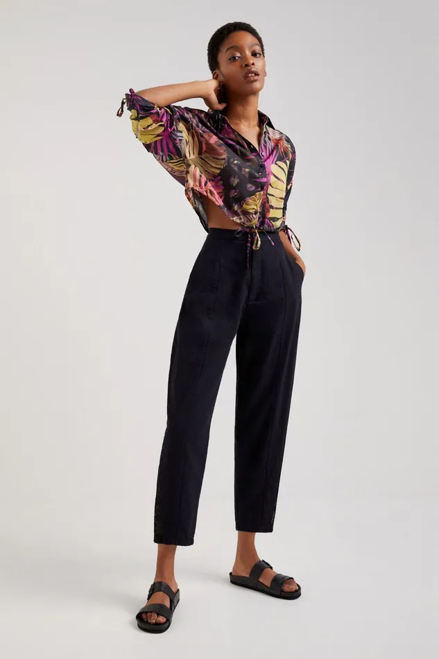 Tropical Blouse Women Desigual Tops and Shirts