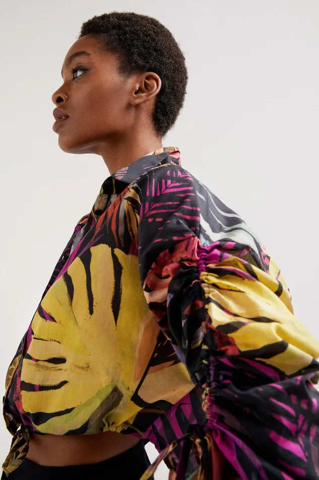 Tropical Blouse Women Desigual Tops and Shirts