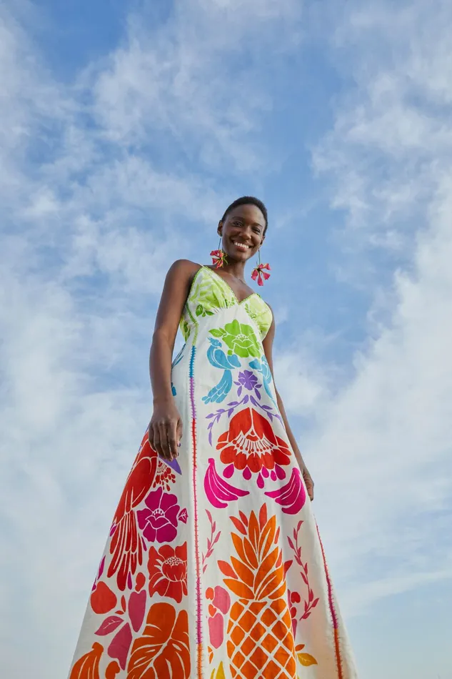 Tropical Graphic Maxi Dress Women FARM Rio Maxi Dresses Tropical Graphic Maxi Dress Women FARM Rio Maxi Dresses