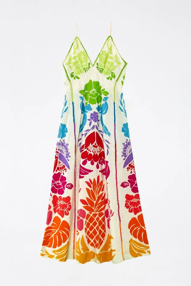 Tropical Graphic Maxi Dress Women FARM Rio Maxi Dresses Tropical Graphic Maxi Dress Women FARM Rio Maxi Dresses