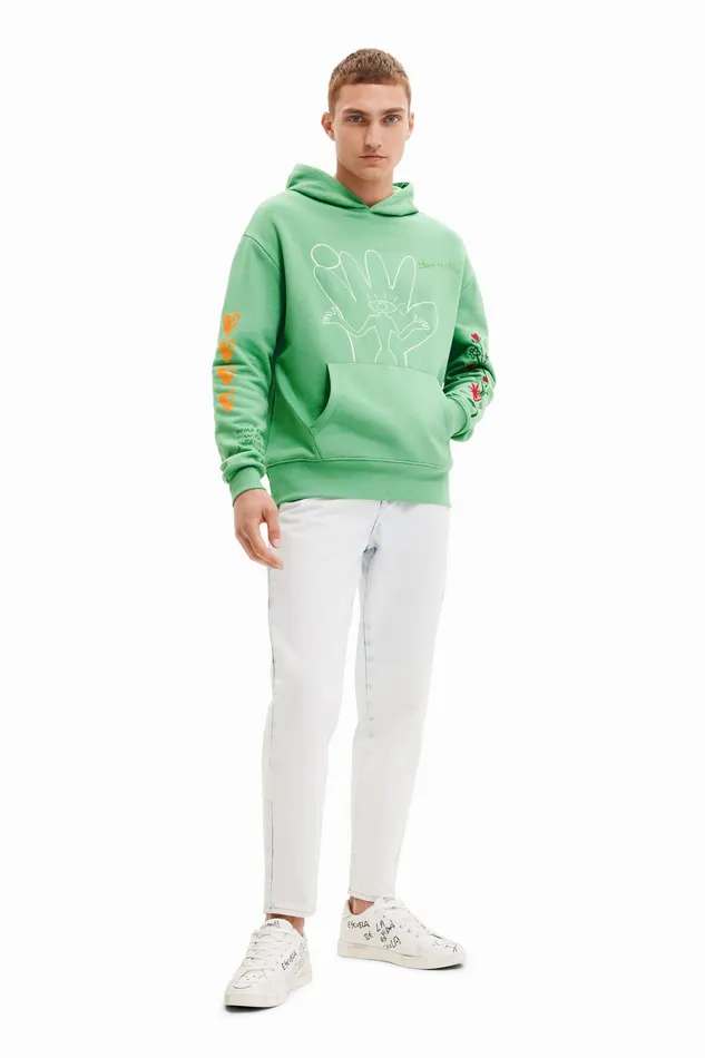 Ufo Hoodie Mens Desigual Sweaters and Sweatshirts