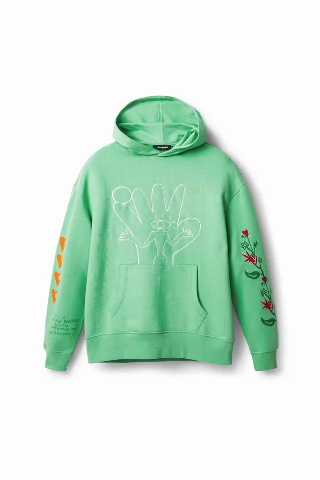 Ufo Hoodie Mens Desigual Sweaters and Sweatshirts