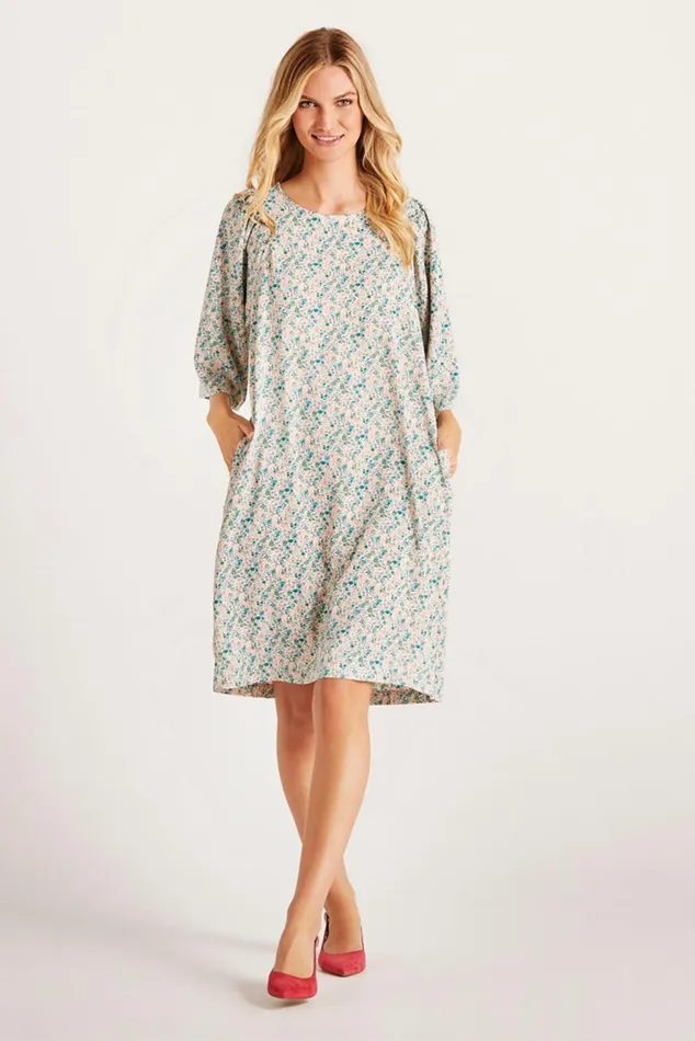 URI DRESS 14951 615 Green 615 Women IN FRONT DRESSES