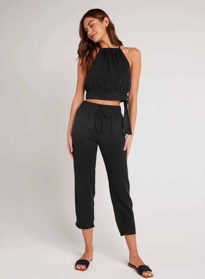 Utility Tie Waist Trouser 8211 Vintage Black Women Bella Dahl Pants
