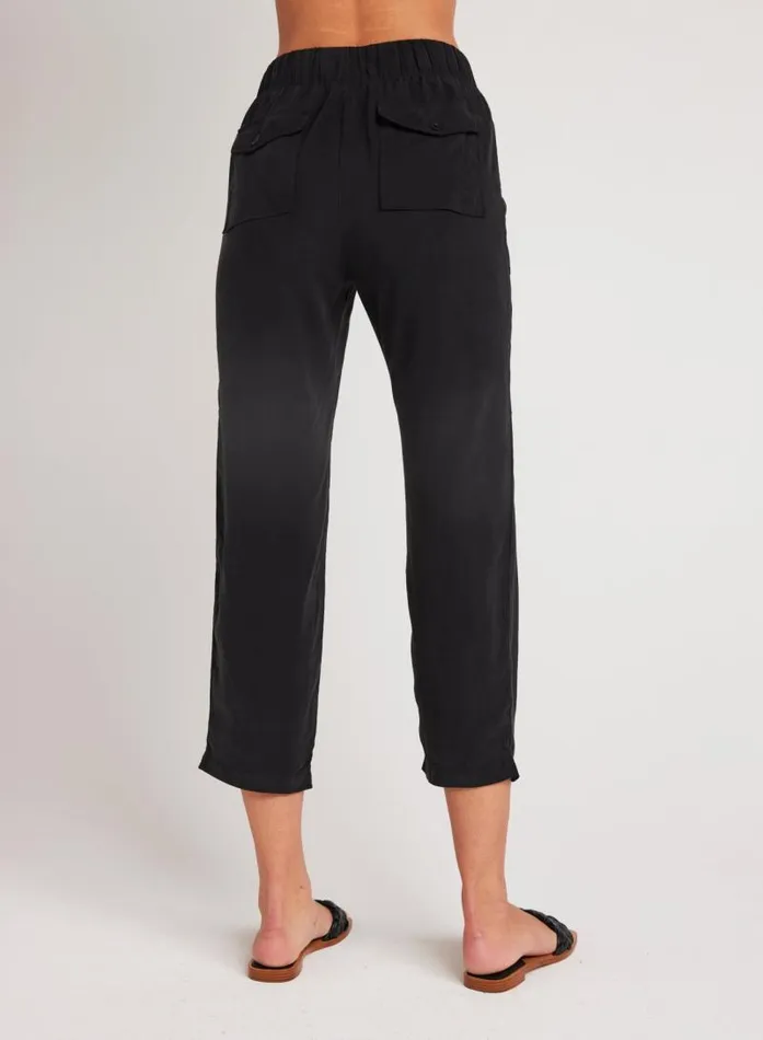 Utility Tie Waist Trouser 8211 Vintage Black Women Bella Dahl Pants Utility Tie Waist Trouser 8211 Vintage Black Women Bella Dahl Pants