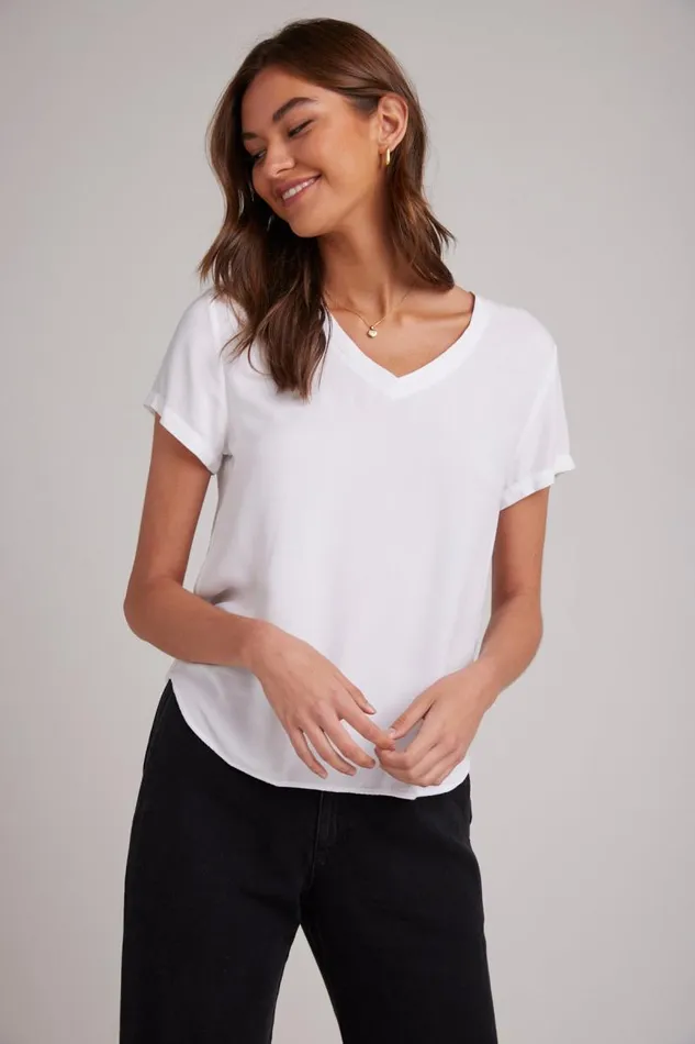 VNeck Tee 8211 White Women Bella Dahl TShirts VNeck Tee 8211 White Women Bella Dahl TShirts