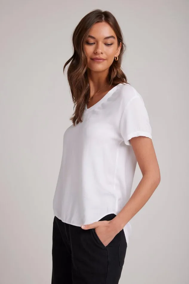 VNeck Tee 8211 White Women Bella Dahl TShirts VNeck Tee 8211 White Women Bella Dahl TShirts