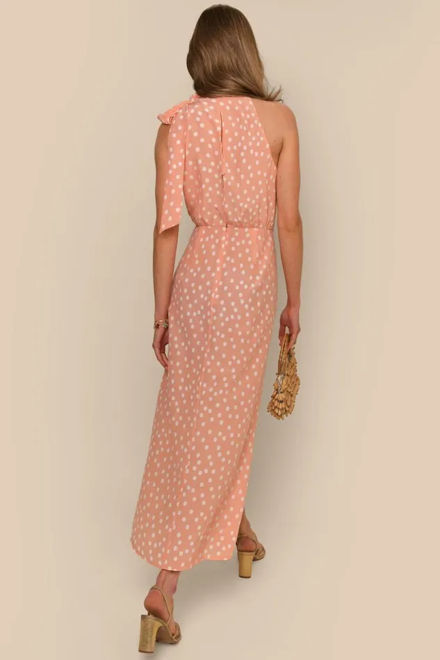 Valerie Marilyn Spot Pink Women RIXO Dresses Valerie Marilyn Spot Pink Women RIXO Dresses