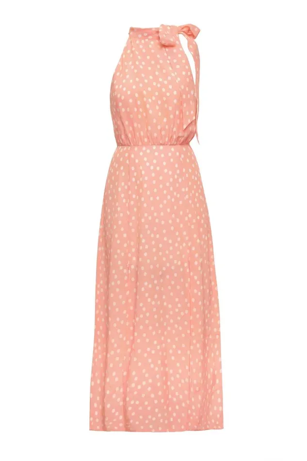Valerie Marilyn Spot Pink Women RIXO Dresses Valerie Marilyn Spot Pink Women RIXO Dresses