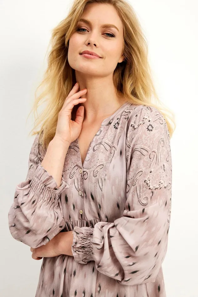 VANESSA DRESS 15796 215 Rose 215 Women IN FRONT DRESSES