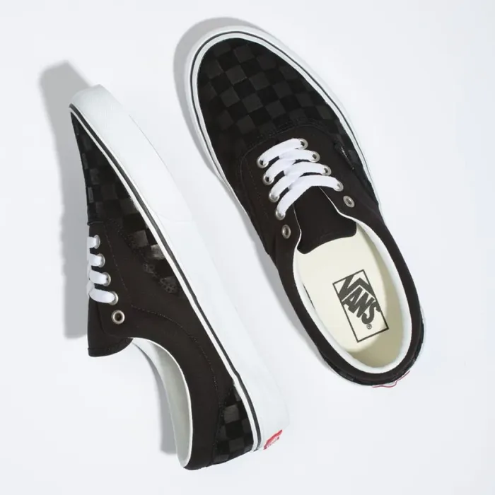 Vans Deboss Checkerboard Era BlackTrue White Men Classics Shoes Vans Deboss Checkerboard Era BlackTrue White Men Classics Shoes