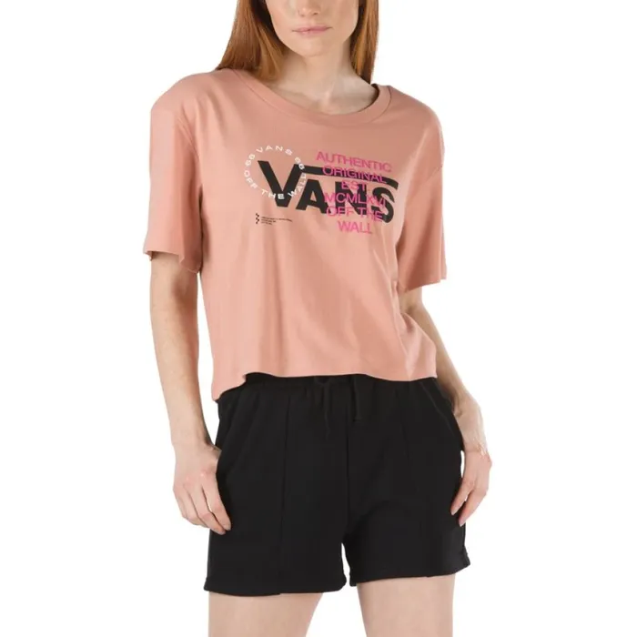 Vans TShirts and Tanks Women Ya Mos Cropped Tee Rose Dawn