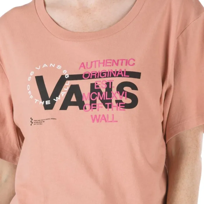 Vans TShirts and Tanks Women Ya Mos Cropped Tee Rose Dawn Vans TShirts and Tanks Women Ya Mos Cropped Tee Rose Dawn