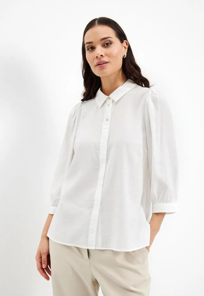 VIKY SHIRT 15592 010 White 010 Women IN FRONT BLOUSES SHIRTS