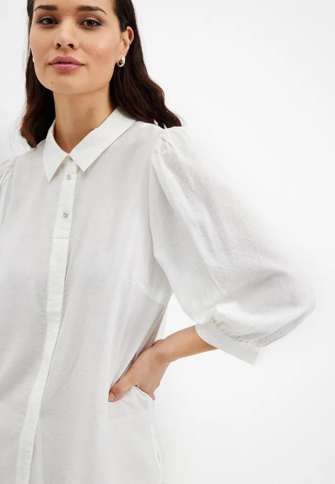 VIKY SHIRT 15592 010 White 010 Women IN FRONT BLOUSES SHIRTS