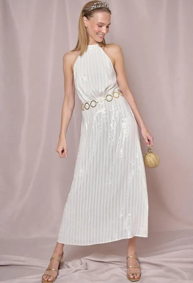 Vivienne Sequins Ivory Women RIXO Bridal Party Vivienne Sequins Ivory Women RIXO Bridal Party