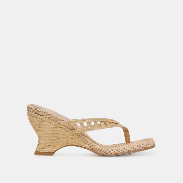 Wedges Women Dolce Vita Nullah Wedges Lt Natural Raffia