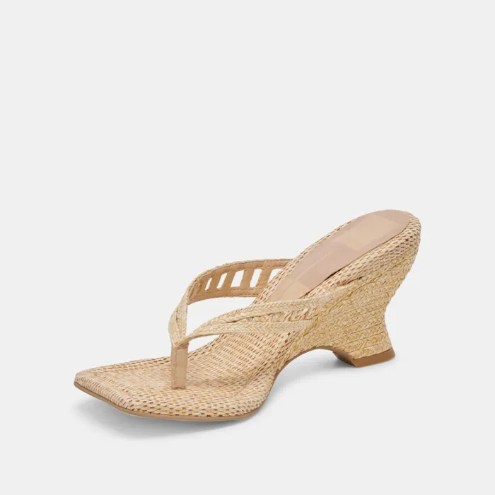 Wedges Women Dolce Vita Nullah Wedges Lt Natural Raffia