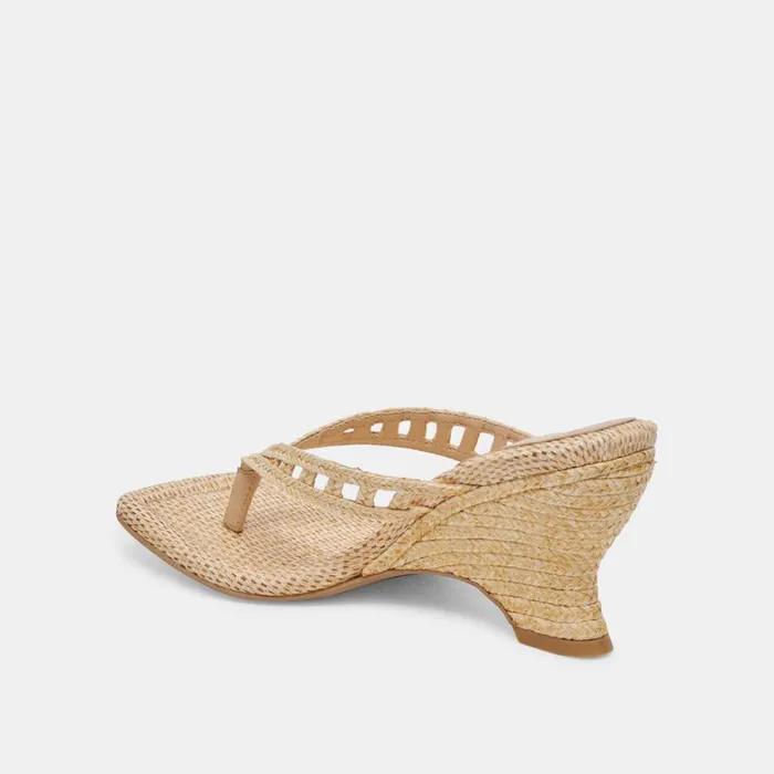 Wedges Women Dolce Vita Nullah Wedges Lt Natural Raffia